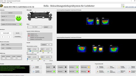 MRBs Mess- und Prüfsystem für Lichtleiter.